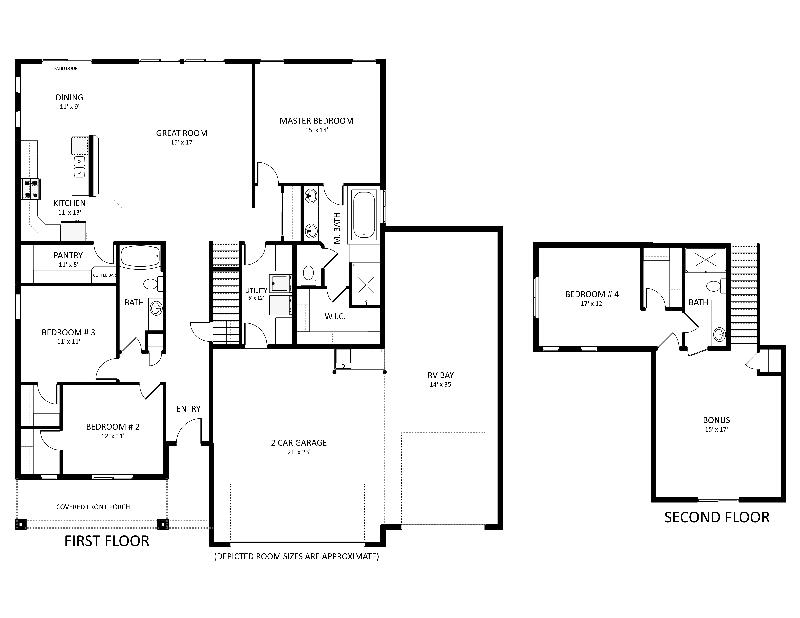 Lewiston with Bonus Floorplan